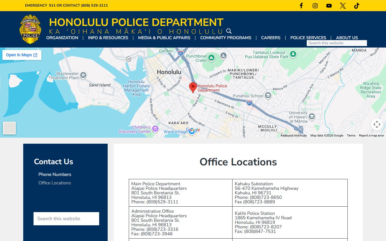 Kapolei Recent Bookings via Kapolei Police Station
